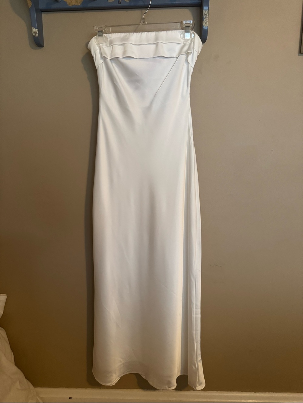 White Silky Dress